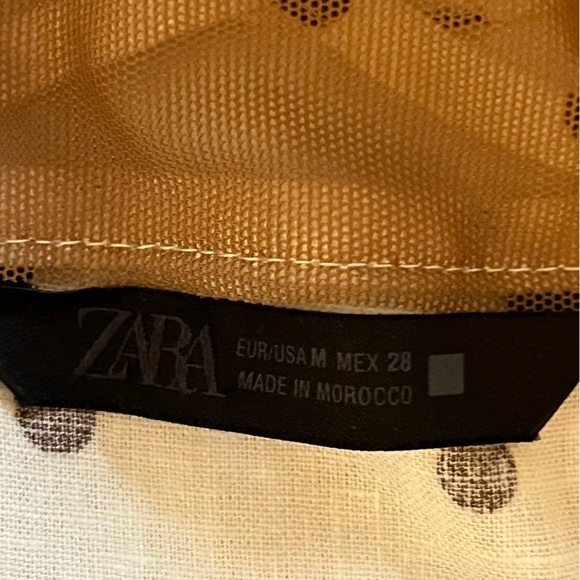 ZARA Polka Dot Lace-Up Dress Size M | Screen Worn on The Boys - Picture 14 of 15